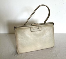 Vintage cream leather d'occasion  Expédié en Belgium