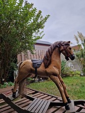 Holzpferd vintage schaukelpfer gebraucht kaufen  Hannover