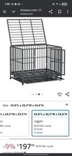 kennel 42 metal dog for sale  Manchester