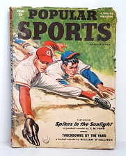 CAPA DE BEISEBOL POPULAR SPORTS-SPRING 1951-THRILLING VOL. 22, #2RARO!! comprar usado  Enviando para Brazil