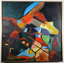 Vibrant abstract oil for sale  Holliston