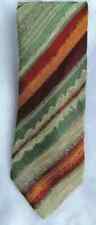 Donatello Silk Striped Neck Tie for Men Italian Vintage Used Designer Retro, usado comprar usado  Enviando para Brazil