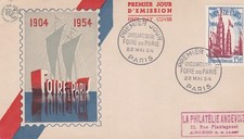 1954 fdc cinquentenaire d'occasion  Mortagne-du-Nord