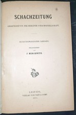 1871 schachzeitung berliner gebraucht kaufen  München