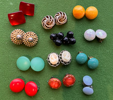 Clip earrings 60s for sale  WHITSTABLE
