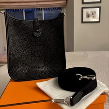 Hermes evelyne noir for sale  PENRITH