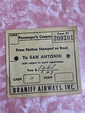 Vtg braniff airways for sale  Ypsilanti