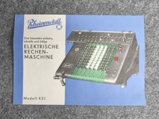 Rheinmetall werbeblatt elektri gebraucht kaufen  Neugersdorf