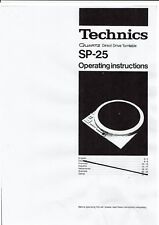 Technics bedienungsanleitung u gebraucht kaufen  Salzgitter