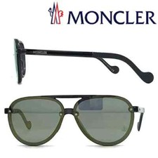 Óculos de sol Moncler ML0063 20Q cinza claro espelhado aviador armação de plástico 61-9-145 comprar usado  Enviando para Brazil