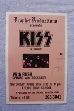 Kiss concert tour for sale  Augusta