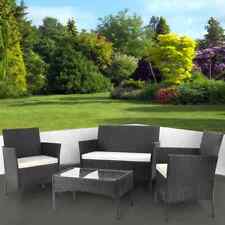 Black rattan sofa for sale  STOCKPORT