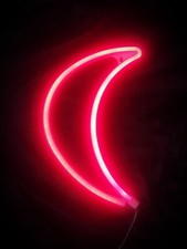 Mond lampe neon gebraucht kaufen  Münster