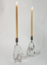 Paire bougeoirs cristal d'occasion  Lyon I