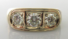 Gold diamond ring for sale  LONDON