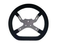 Volante Go Kart KG M5 fundo plano 330mm preto camurça completa karting, usado comprar usado  Enviando para Brazil