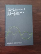 Manuale cremonese meccanica usato  Gallarate