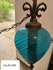 vintage blue swag lamp for sale vintage blue swag lamp for sale Nashville