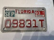 Motorcycle license plate for sale  Spring Hill