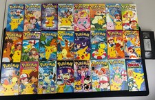 25 Pokemon VHS Tape Lot Indigo League TV Pioneer Viz Video Nintendo comprar usado  Enviando para Brazil