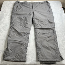 Calça de neve Columbia Bugaboo IV masculina 4XL 4X Omni Heat Tech cinza esqui isolado, usado comprar usado  Enviando para Brazil