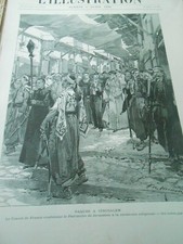 Gravure 1898 - Paques à Jérusalem Le consul de France conduisant le Patriarche comprar usado  Enviando para Brazil