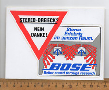 Alter aufkleber bose gebraucht kaufen  Hannover