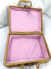 Vtg woven rattan for sale  Springfield