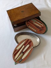ANCIEN COFFRET NECESSAIRE DE COUTURE  BARBIER OFFICIER EMPIRE NAPOLEON 1er 19ème comprar usado  Enviando para Brazil