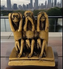 Vintage wise monkeys for sale  South Portland