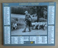 Almanach facteur 2008 d'occasion  Saint-Martin-d'Uriage