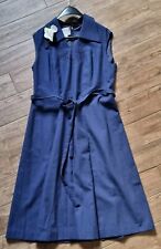 Sommer kleid dunkelblau gebraucht kaufen  Trebel