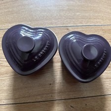 Creuset purple two for sale  LONDON