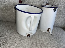 French enamelware bathroom for sale  LONDON