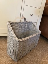 Grey wicker magazine for sale  TROON