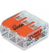 Wago 221-413 3 porcas de alavanca de fio, 3 conectores de fio compactos condutores, pacote com 2500 comprar usado  Enviando para Brazil