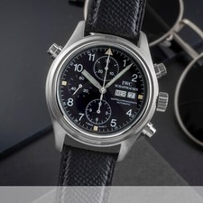 Iwc doppelchronograph edelstah gebraucht kaufen  Deutschland