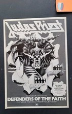 Álbum promocional Judas Priest Defenders Of The Faith anúncio impresso Reino Unido 1984 comprar usado  Enviando para Brazil