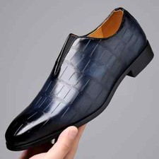 Usado, Sapatos sociais masculinos designer conforto mocassins moda Oxford calçado leve comprar usado  Enviando para Brazil