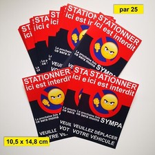 Autocollants stationnement int d'occasion  Paris VII