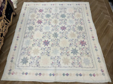 Usado, Colcha de retalhos decorativa vintage feita à mão têxtil colchas de cama 247x214cm comprar usado  Enviando para Brazil