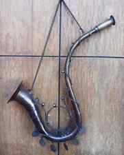 Decoração de som antiga de bronze trompete de cobre instrumento musical - 10 polegadas, usado comprar usado  Enviando para Brazil