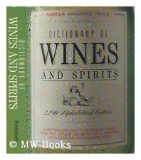 Dicionário de Vinhos e Espíritos por Pamela Vandyke Price. 9781850520535 comprar usado  Enviando para Brazil