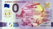 Zero euro banknot - 0 euro - Słowacja - 50 Rokov Liptovskej Mary 2025-2 Anniversa na sprzedaż  Wysyłka do Poland