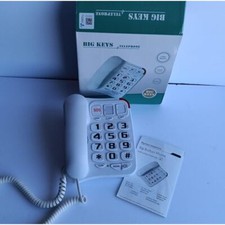 Telefone com fio Big Keys botão grande com botão de emergência SOS - amigável para idosos comprar usado  Enviando para Brazil