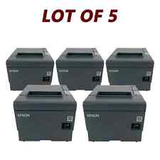 LOTE DE 5 Epson TM-T88V Impressora Térmica de Recibos PDV Serial USB Sem Adaptador comprar usado  Enviando para Brazil