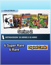 Cartões digitais Topps Marvel Collect Retrovision 25 Series 2 sem épicos 12 comprar usado  Enviando para Brazil