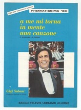 Spartito gigi sabani usato  Settimo Torinese