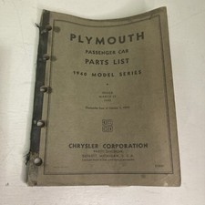 1940 plymouth parts for sale  Bozeman