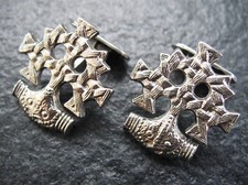 Manschettenknöpfe silber 800 gebraucht kaufen  Deutschland